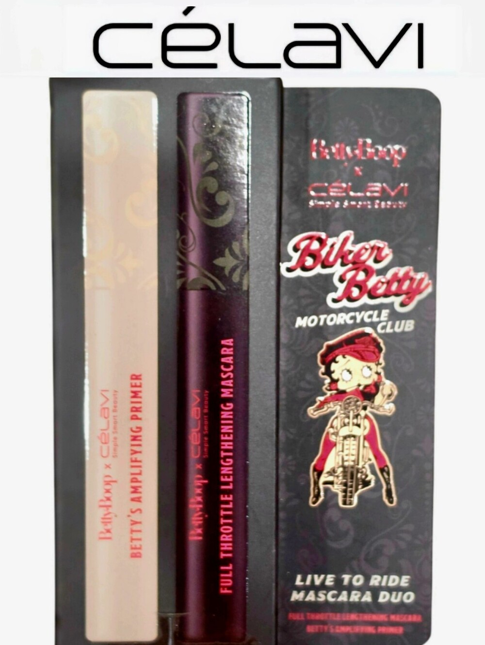 Celavi X Betty Boop Live To Ride Mascara Duo